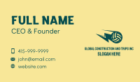 Lightning Volleyball Business Card Image Preview
