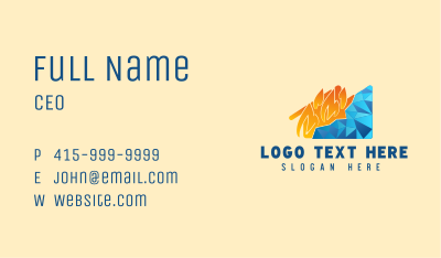 Fire Ice House Business Card Image Preview