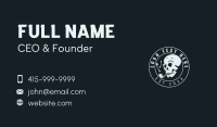 Bone Cigarette Skull Business Card Design