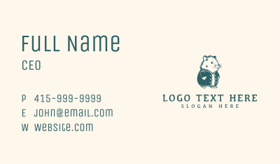 Hamster Apparel Clothing Business Card Image Preview