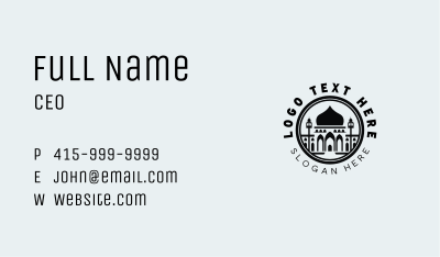 Islam Mosque Architecture Business Card Image Preview