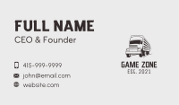 Driving Truck Haulage Business Card Image Preview