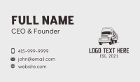 Driving Truck Haulage Business Card Design