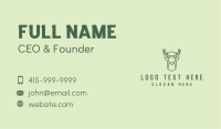 Deer Hunting Geometrical  Business Card Image Preview