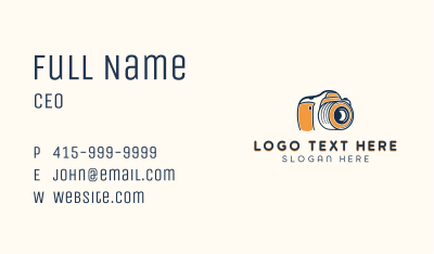 Media Camera Photography Business Card Image Preview
