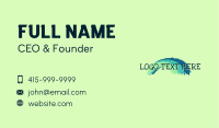 Paint Brush Wave Wordmark Business Card Image Preview