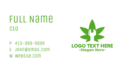 Cannabis Wrench Business Card