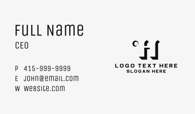 Negative Modern Creative Business Card Image Preview