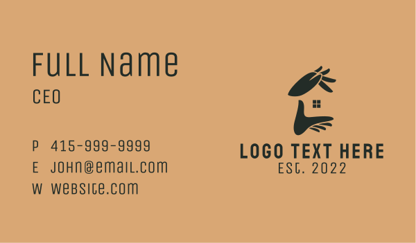 House Contractor Real Estate  Business Card Design Image Preview