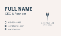 Organic Acupuncture Flower  Business Card Image Preview