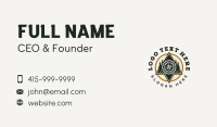 Compass Forest Adventure Business Card Design