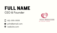 Heart Hand Healthcare Business Card Image Preview