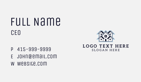 Housing Roof Repair Business Card Design Image Preview