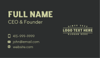 Generic Branding Agency Business Card Image Preview