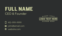 Generic Branding Agency Business Card Image Preview