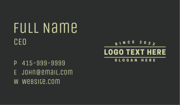 Generic Branding Agency Business Card Design Image Preview
