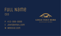 Golden Owl Bird Business Card Image Preview