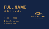 Golden Owl Bird Business Card Image Preview