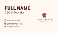 Coffee Shop Chat  Business Card Image Preview