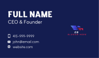 Truck Eagle Logistics Business Card Image Preview