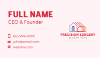 House Roof Lines Business Card Image Preview
