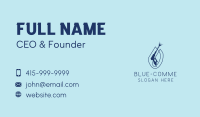 Blue Pressure Washer Cleaning Business Card Image Preview