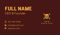 Gaming Skull Star Business Card Image Preview