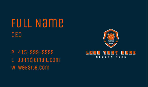 Basketball League Sports Business Card Design Image Preview