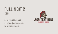 Sparta Mascot Armor Business Card Image Preview