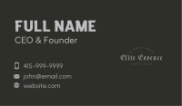 Urban Gothic Wordmark Business Card Image Preview