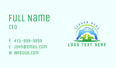  Pressure Washing Cleaning Splash Business Card Image Preview