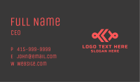 Red Software Coding Business Card Image Preview