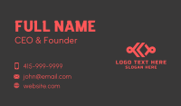 Red Software Coding Business Card Preview