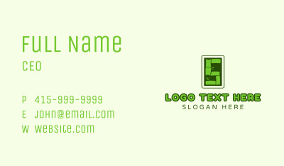 Bamboo Number 5 Business Card Image Preview