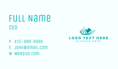 House Pressure Washer Business Card Image Preview
