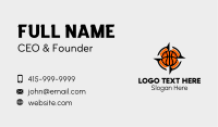 Basketball Compass  Business Card Image Preview