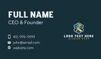 Carpenter Hammer Construction Business Card Preview