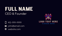 Pirate Casino Skull Business Card Design