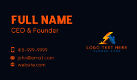  Electric Lightning Home Business Card Design