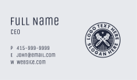 Pipe Wrench Plumber Business Card Image Preview