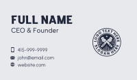 Pipe Wrench Plumber Business Card Design