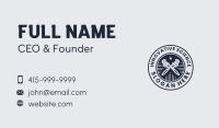 Pipe Wrench Plumber Business Card Image Preview