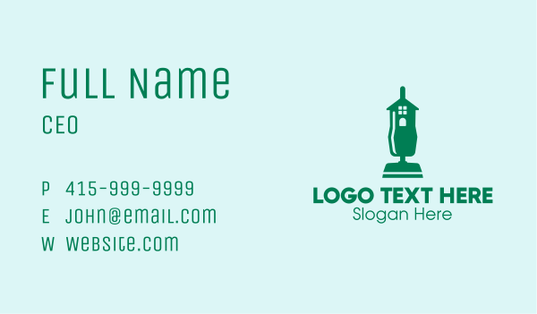 Home Vacuum Cleaner  Business Card Design Image Preview