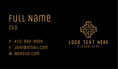 Golden Cross Relic Business Card Image Preview