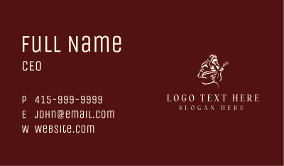 Banjo Instrument Performer Business Card Image Preview