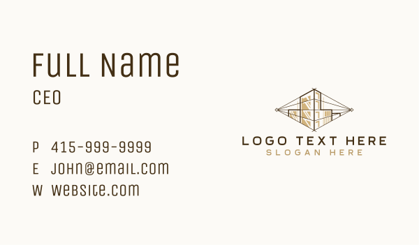 Architecture Builder Property Business Card Design Image Preview