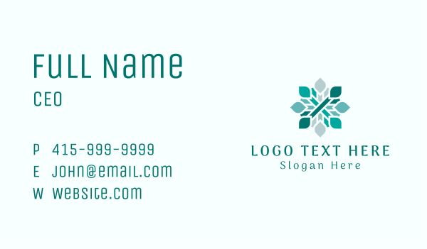 Artisanal Textile Fabric Business Card Design Image Preview