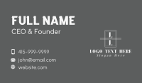 Fashion Business Lettermark Business Card Image Preview