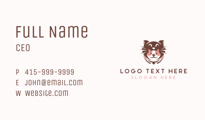 Cat Puppy Pet Care Business Card Image Preview