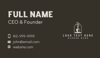 Landscaping Shovel Plant Business Card Preview